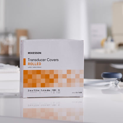 COVER, TRANSDUCER LATEX N/S 1.4"X7.5" (100/BX 24BX/CS)