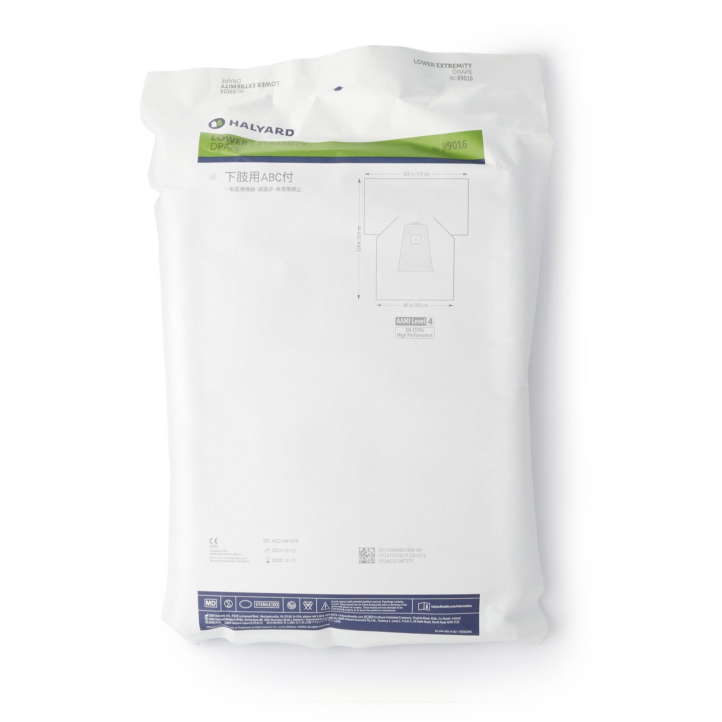 DRAPE, LOWER EXTREMITY W/ARMBRD (12/CS)