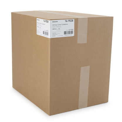 CONTAINER, SPECIMEN 24-HR 3000ML AMB W/SCREW LID (