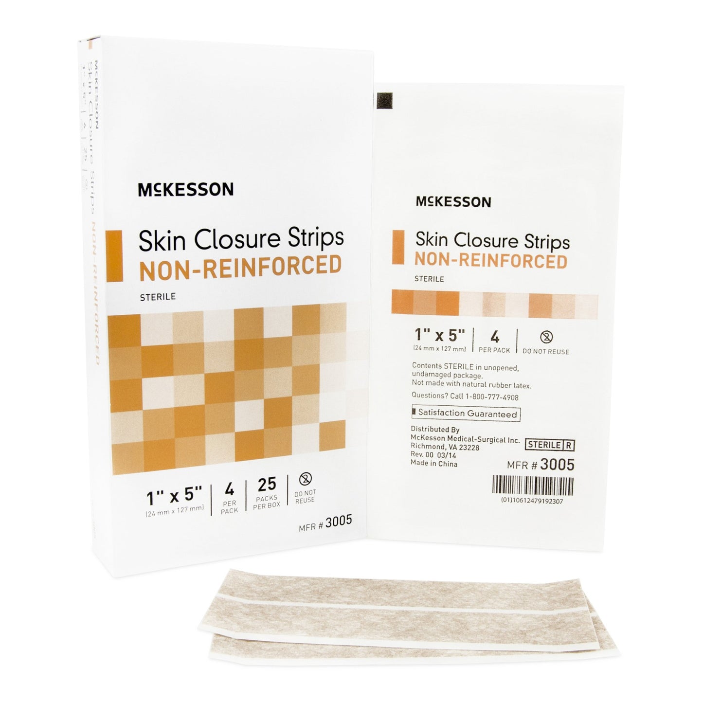 CLOSURE, SKIN FLEX LF TAN 1X5"(4/PK 25PK/BX 4BX/C