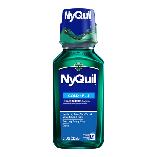 NYQUIL, LIQ VICKS COLD & FLU NIGHTTIME 8OZ