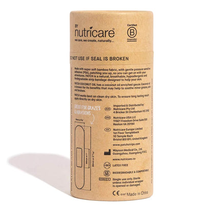 BANDAGE, ADH PATCH KIDS COCONUT OIL (25/TU 3TU/BX 8BX/CS)