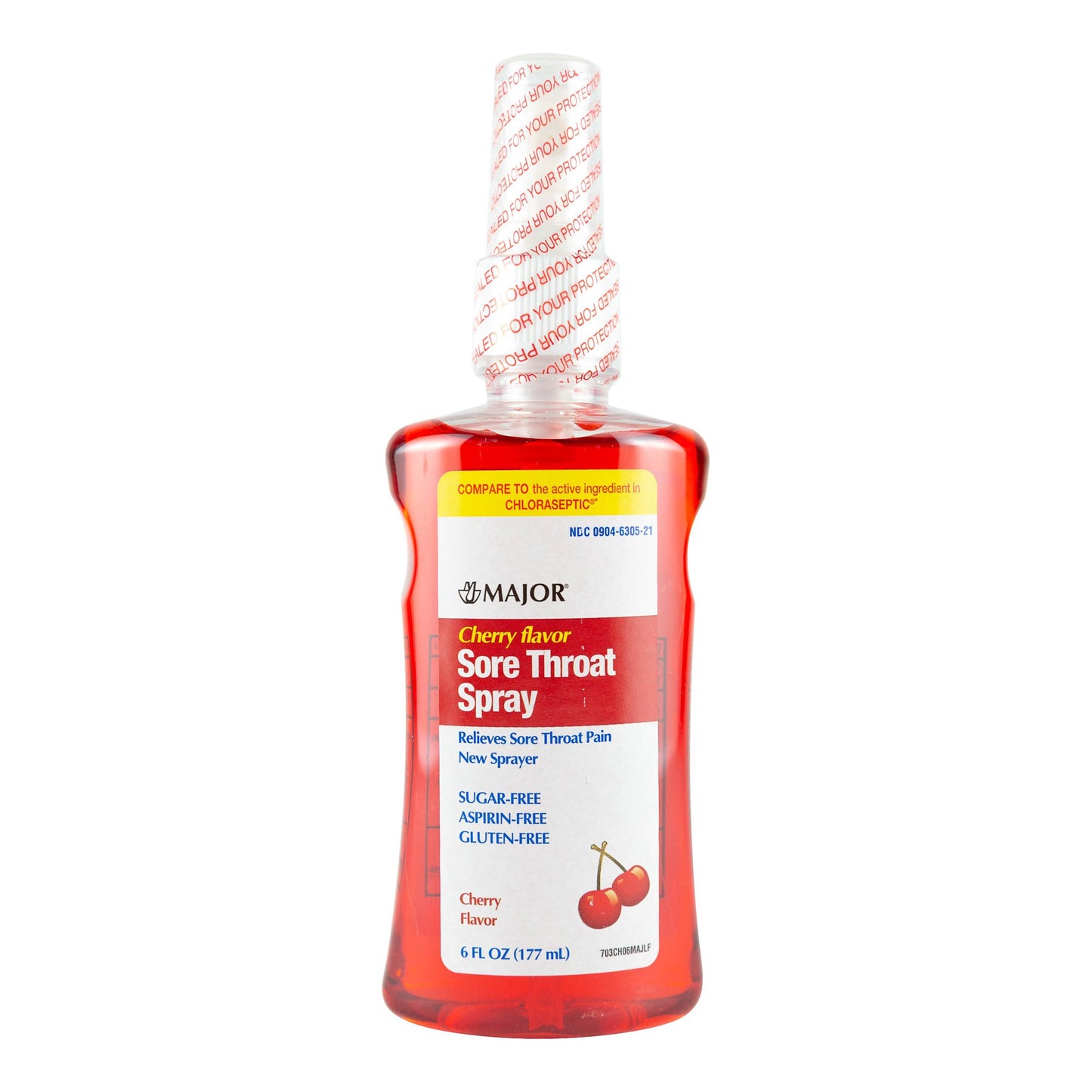 SORE THROAT SPRAY, LIQ CHERRY 1.4% 6OZ