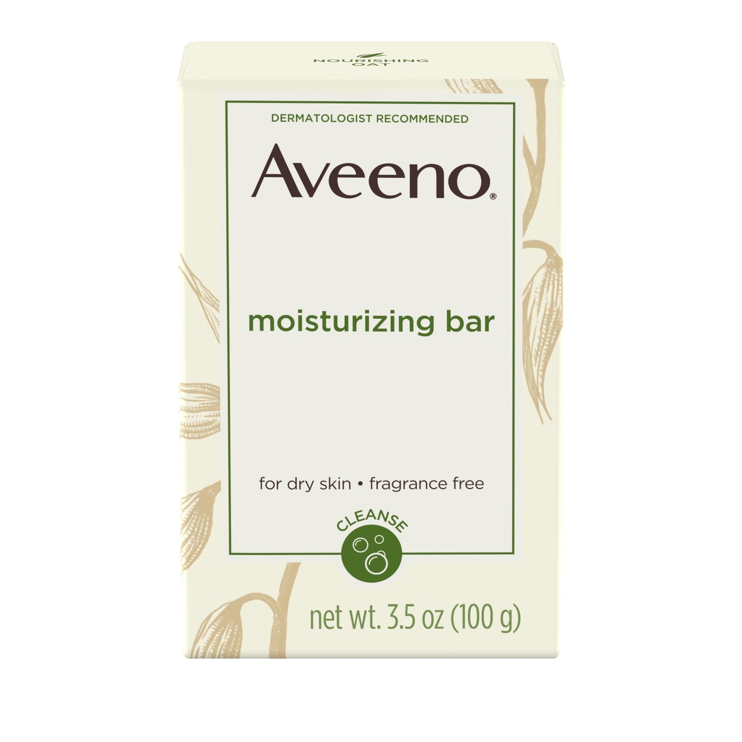 AVEENO BAR, W/OATMEAL DRY SKIN3.5OZ (24/CS) J&JOTC