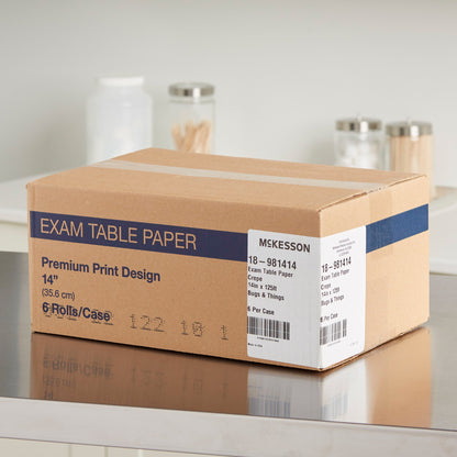PAPER, TABLE CREPE BUGS PRNT 14"X125' (6/CS)