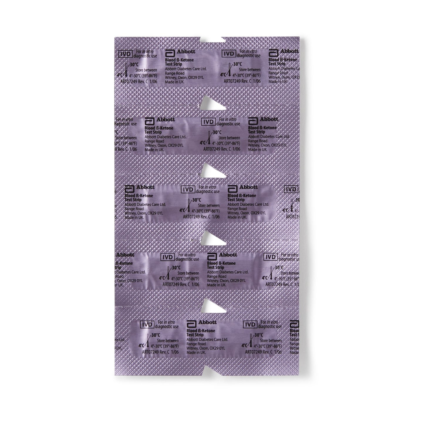 TEST STRIP, BLD /KETONE PRECIS(10/BX)