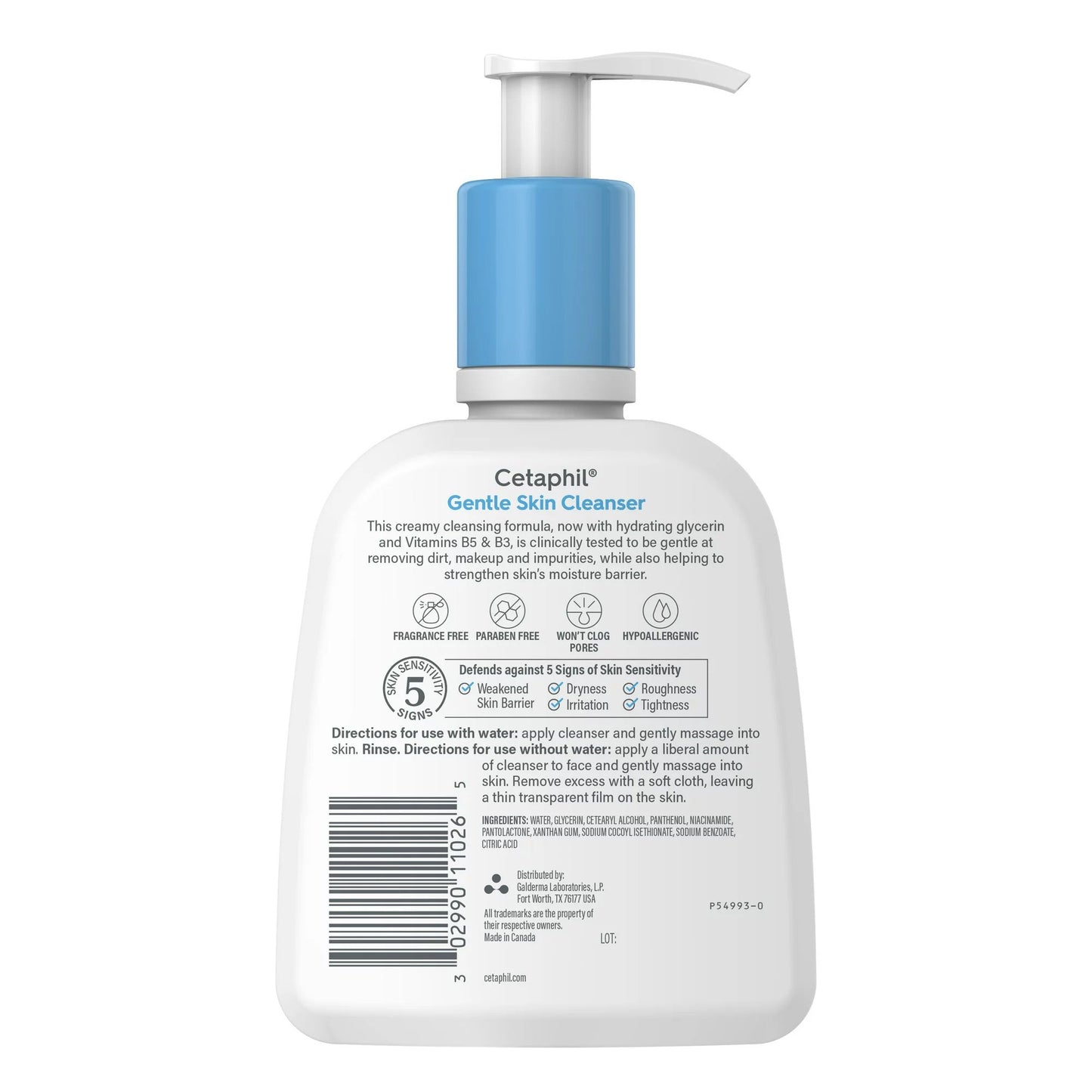 CETAPHIL, CLNSR GENTLE SKIN 8OZ