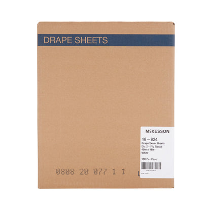 SHEET, DRAPE 2PLY WHT 40X48 (100/CS)