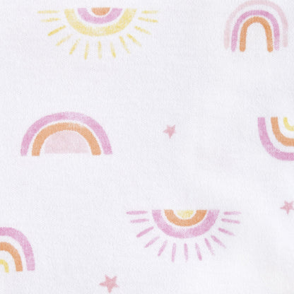SWADDLE, SLEEPSACK PNK RAINBOWNEWBORN (4/CS)