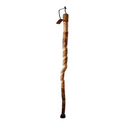 STICK, WALKING WOOD BRAZOS 55 TWISTED AMERICAN HARDWOOD 55"