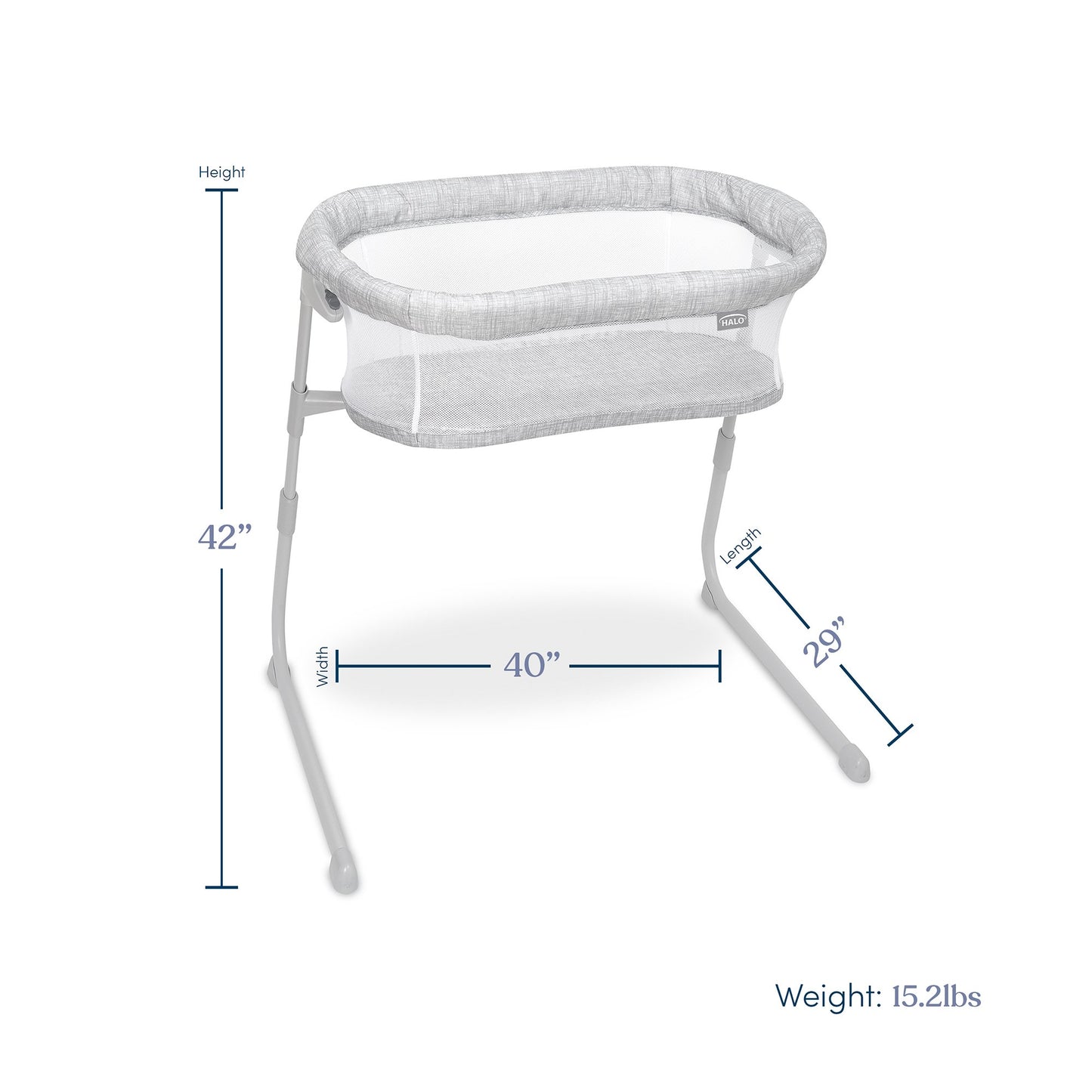 BASSINET, FLEX PORTABLE ADJ HTWHT 0-5MONTHS