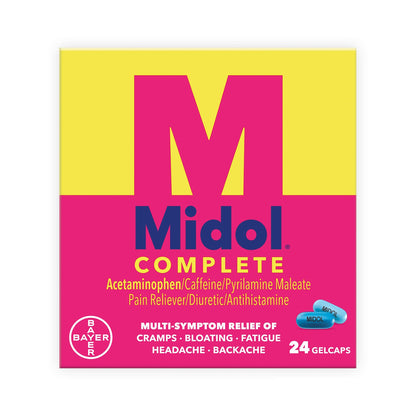 MIDOL, GCAP 500-15-60MG (24/BT)
