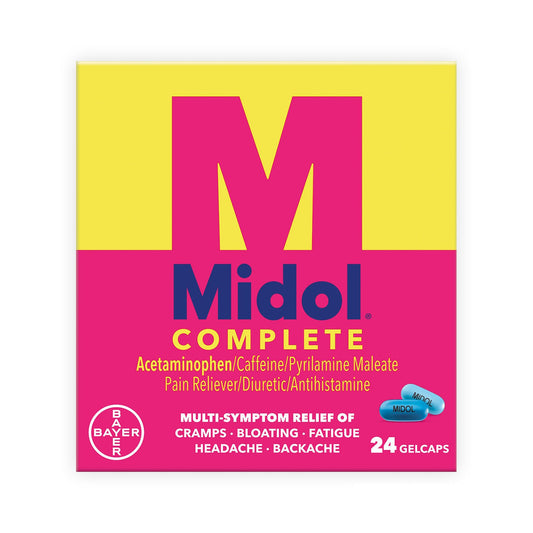MIDOL, GCAP 500-15-60MG (24/BT)