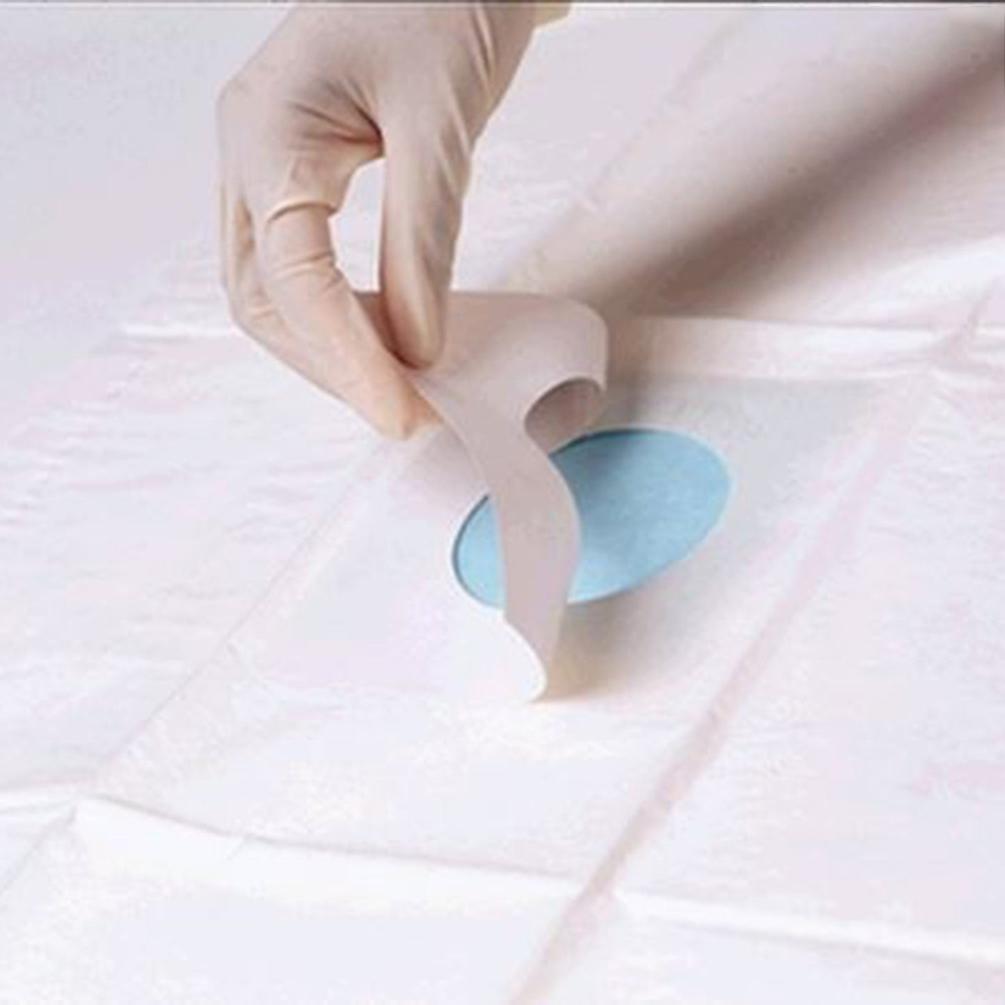 DRAPE, FENSTRD TISS/POLY W/ADHSV STR (50/BX)