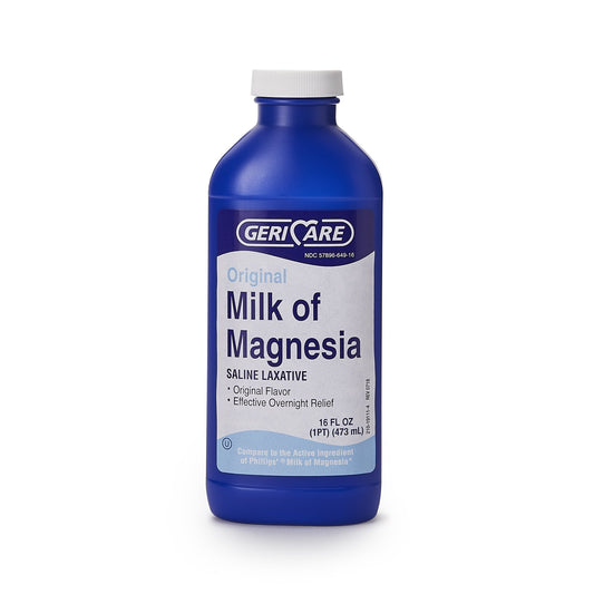MILK OF MAGNESIA, LIQ ORIGINALFLAVOR 16OZ (12/CS)