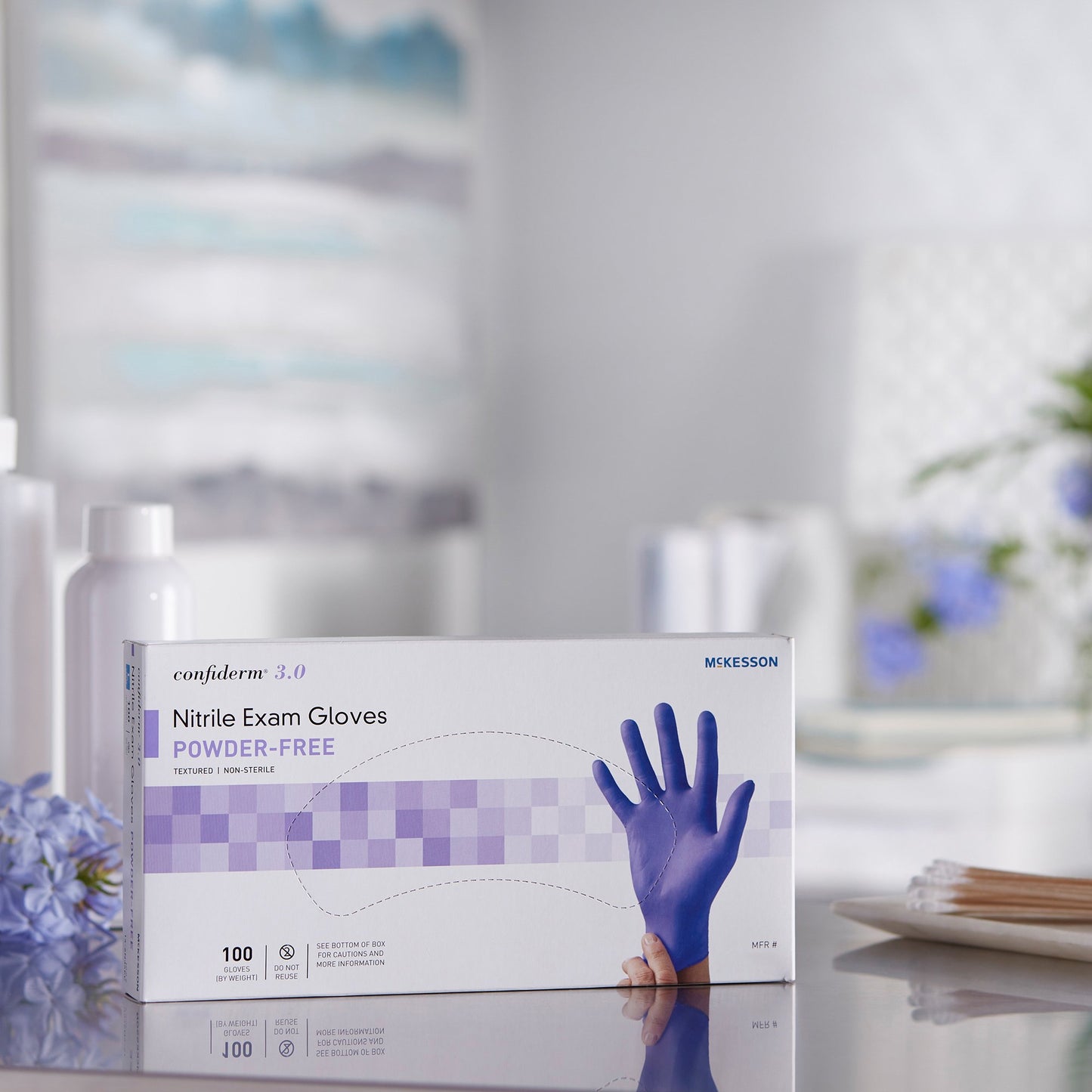 GLOVE, EXAM NTRL MED N/S 3.0 (250/BX 10BX/CS)