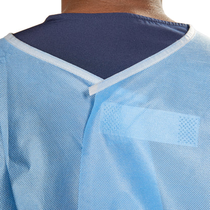GOWN, ISO SMS NR BLU OSFM (10/BG 6BG/CS)