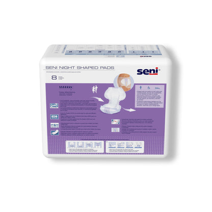 PAD, SENI SHAPED NIGHT (8/PK 6PK/CS)
