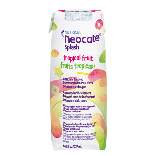 NEOCATE SPLASH, FORMULA TROPICAL FRUIT 237ML (27/CS)