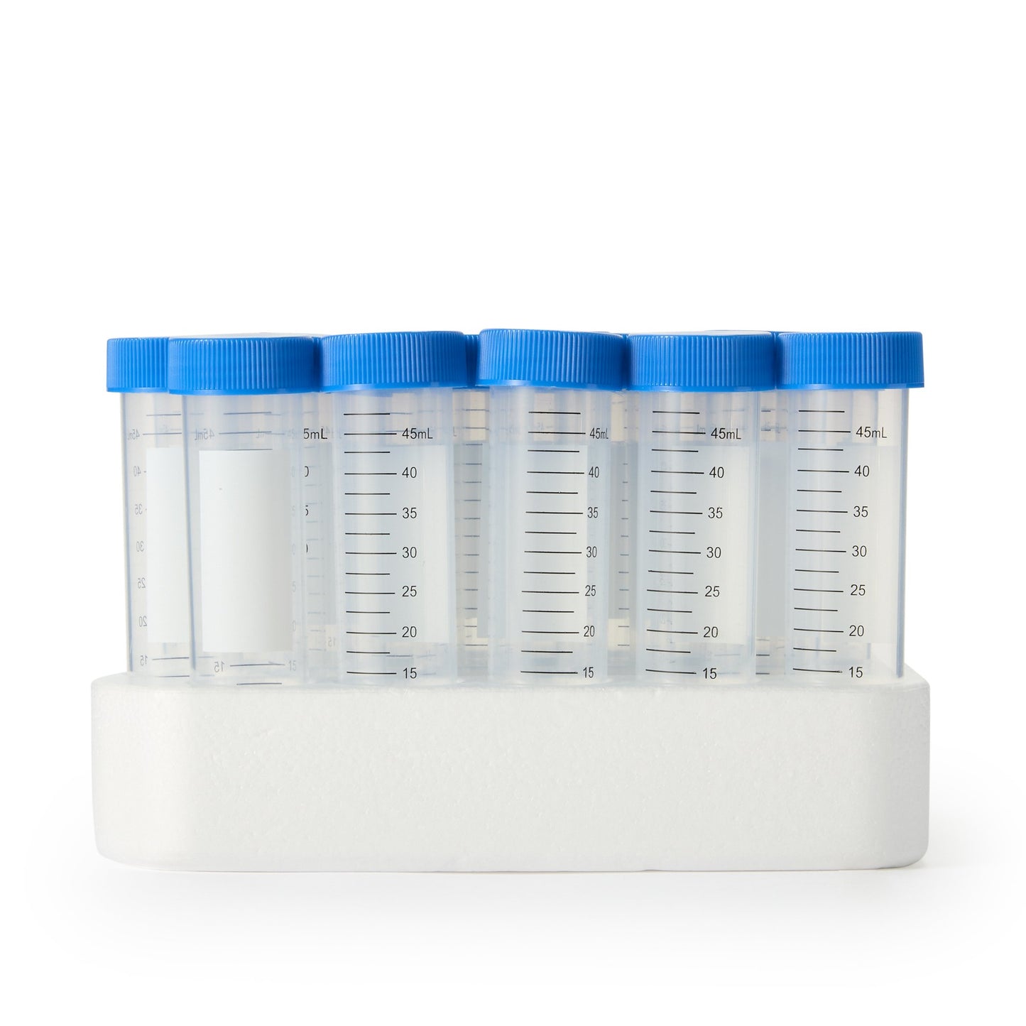 TUBE, CENTRIFUGE PP RACKED STRBLU 50ML (25/PK 20 PK/CS)