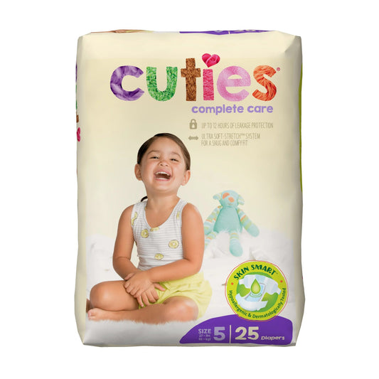 DIAPER, BABY CUTIES PREVAIL 27+LBS SZ5 (25/PK 8PK/CS)