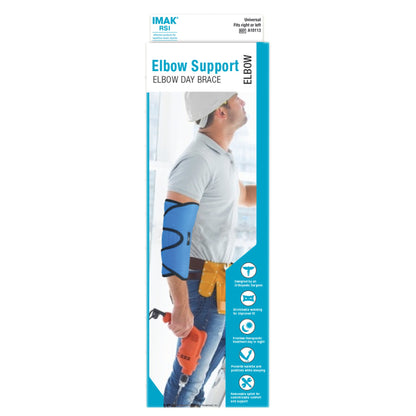 ELBOW SUPPORT, IMAK F/CUBITAL TUNNEL SYNDROME BLU