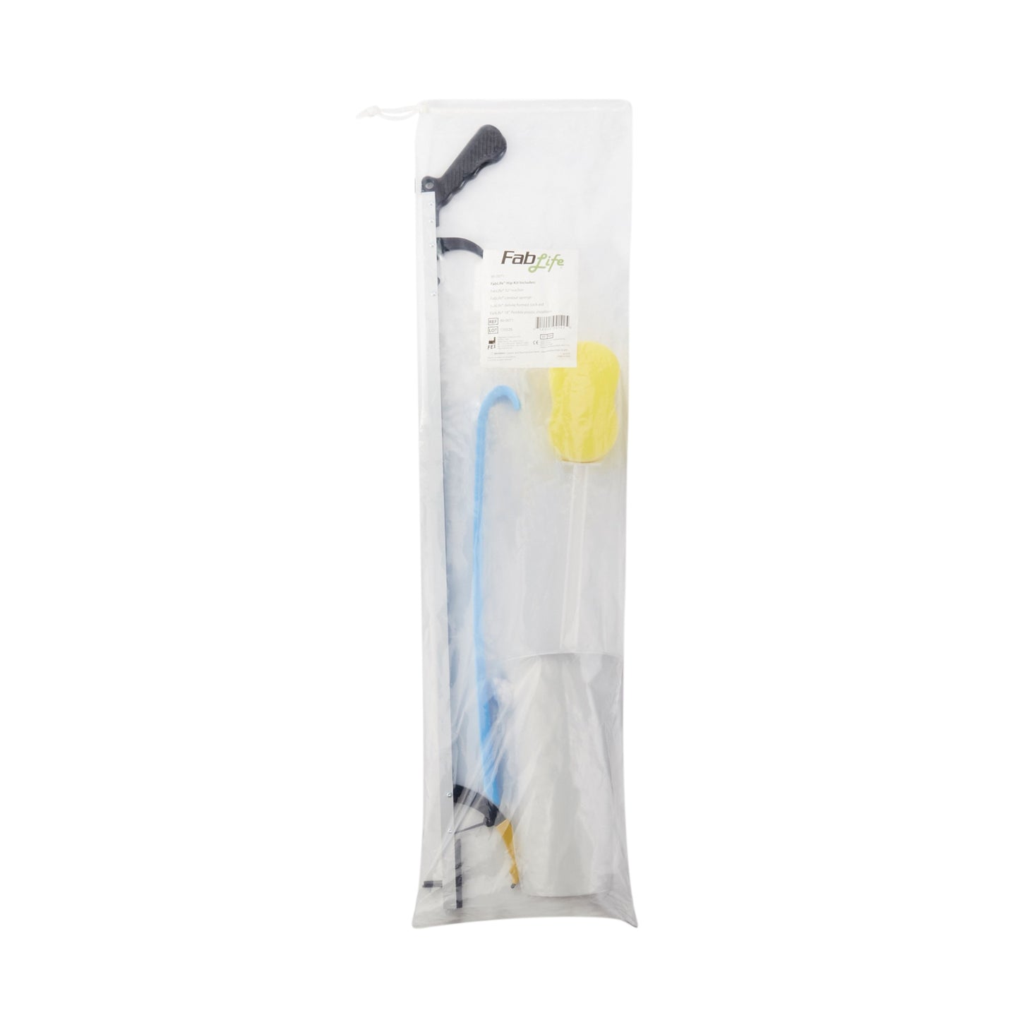 HIP KIT, W/SHOEHORN/SPONGE/REACHER/SOCK AID 32"