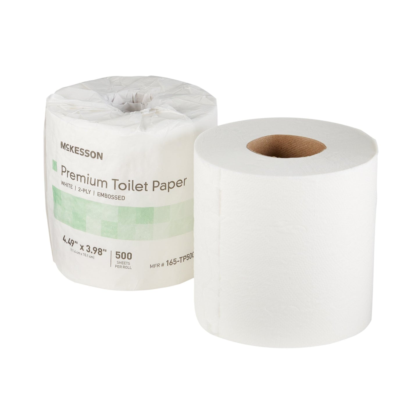 TISSUE, TOILET PREM WHT 2PLY (500SHEETS/RL 80RL/CS)