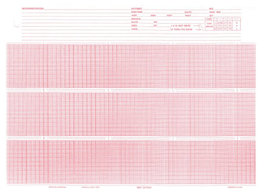 PAPER, ECG F/007944 8.5"X150' (20RL/CS)