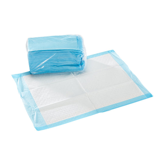UNDERPAD, 3PLY TISSUE BLU 17X24 (50/PK 6PK/CS)