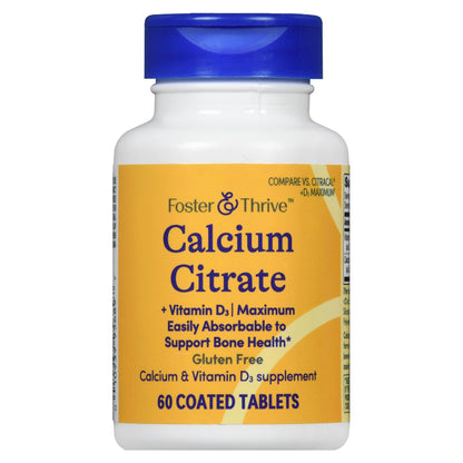 CALCIUM CITRATE+VITAMIN D3, TAB 630MG (60/BT)