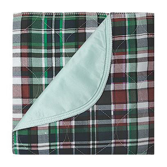 UNDERPAD, PLAID 34X36 BLUE BARRIER (2DZ/CS)