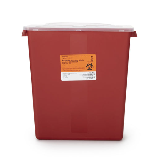 CONTAINER, SHARPS RED 3GL STACKABLE (12/CS)