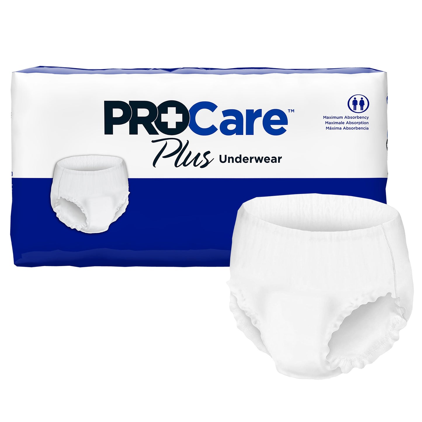 UNDERWEAR. PROTECTIVE PROCARE PLUS LG 44"-58" (25/BG 4BG/CS