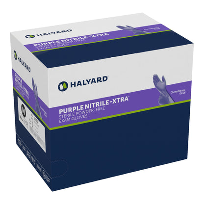 GLOVE, EXAM NTRL MED STR2 EXTCF CHEMO (50PR/BX 4BX/CS)