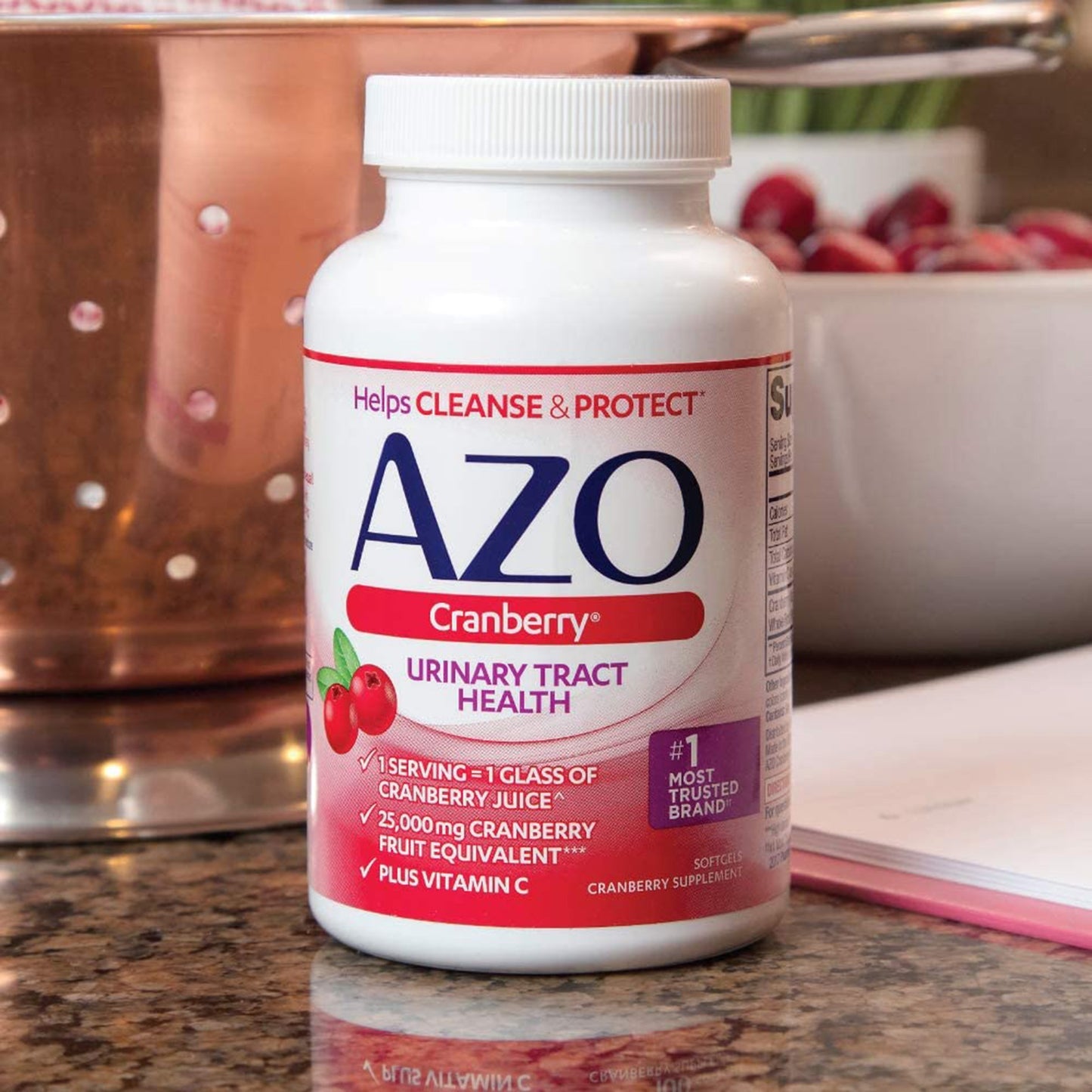 AZO CRANBERRY, SGEL M/S (100/BTL)