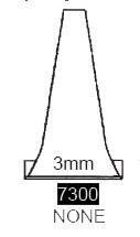 SPECULUM, OTOSCOPE 3MM (1000/PK)