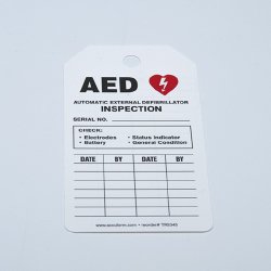 AED INSPECTION TAG (5/PK)