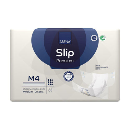 BRIEF, INCONT ABENA SLIP PREM ADLT M4 MED (21/PK 4PK/CS)