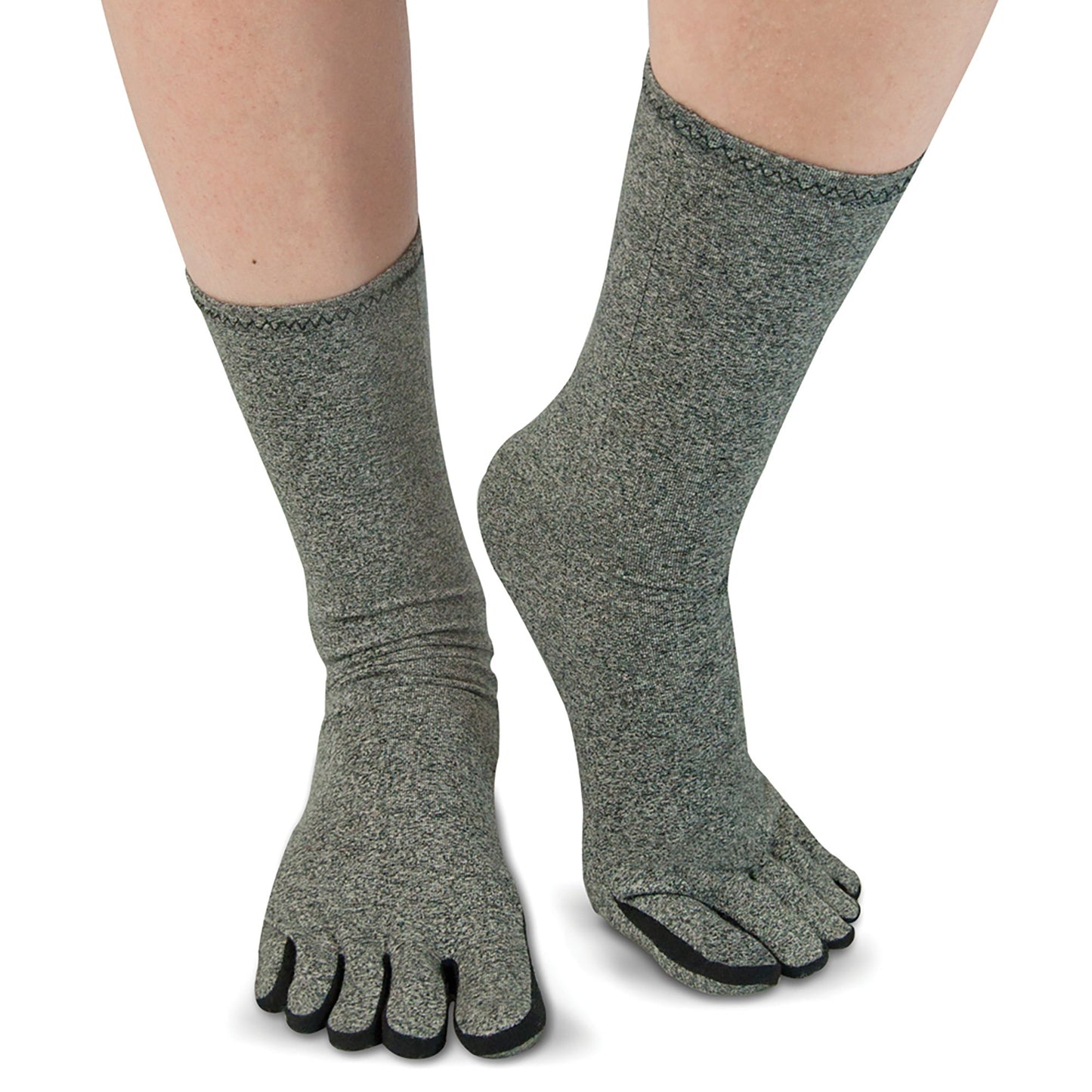 SOCKS, ARTHRITIS IMAK MILD COMPRESSION SOFT GRY SM
