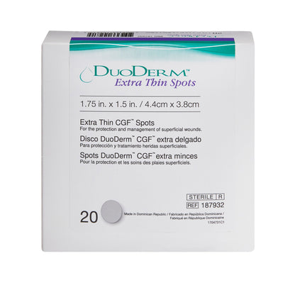 DRESSING, DUODERM X-THIN OVAL 1 3/4X1 1/2 (20/BX)
