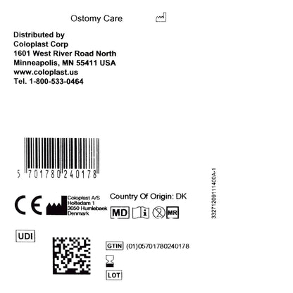 SEAL, F/OSTOMY POUCH BRAVA 1" (10/BX)