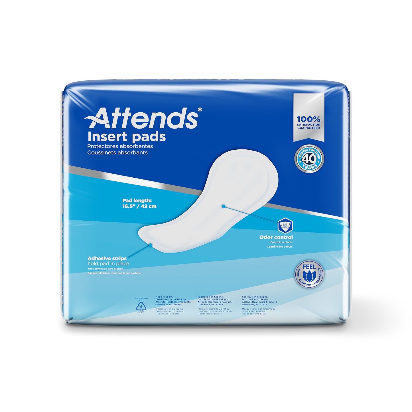 PAD, INSERT ATTENDS 16.50" (36/PK 4PK/CS)