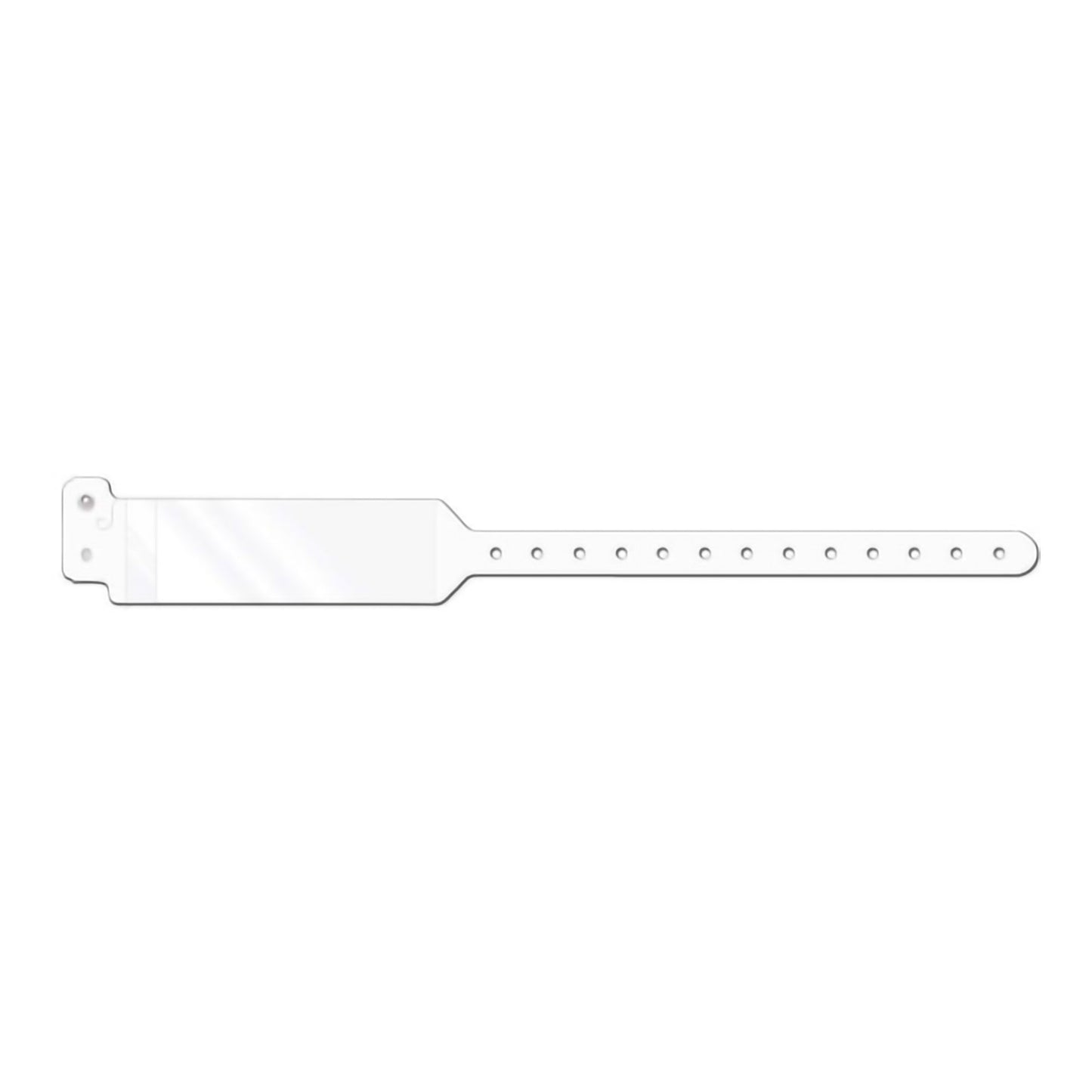 WRISTBAND, CONF-ID-ENT SHIELD POLY SNAP ADLT (500/CS)