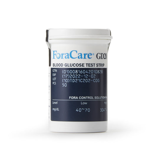 TEST STRIP, BLD GLUC FORACARE GD20 (50/BX)