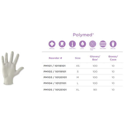 GLOVE, EXAM LTX LG N/S (100/BX10BX/CS)