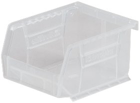 BIN, STORAGE SEMI CLR 5 3/8"X41/8"X3" (24/CT)