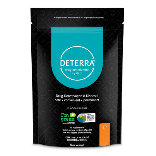 POUCH, DRUG DISPOSAL DETERRA LG (100/CS)