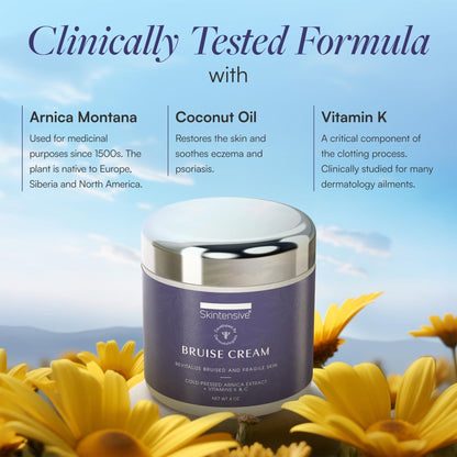 CREAM, BRUISE SKINTENSIVE 4OZ (12/CS)