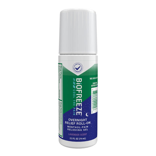 BIOFREEZE, ROLL ON CLASSIC OVERNIGHT COLORLESS 2.5OZ (24/CS)